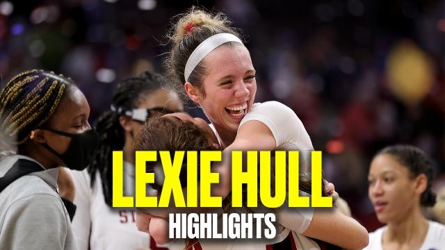Lexie Hull March Madness highlights from Stanford’s 2021 title run