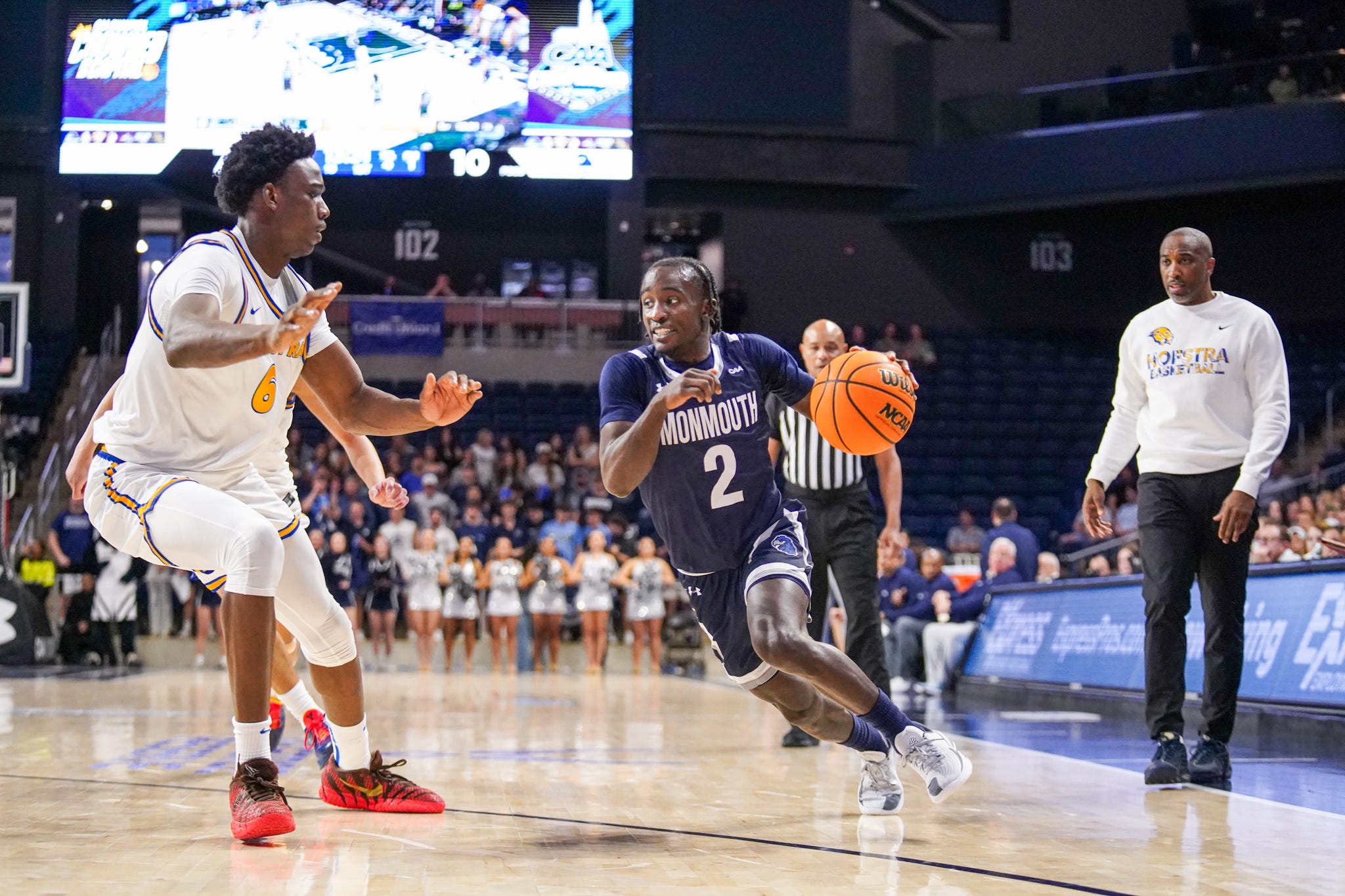 Kavion McClain in CAA championship game (March 10, 2026)