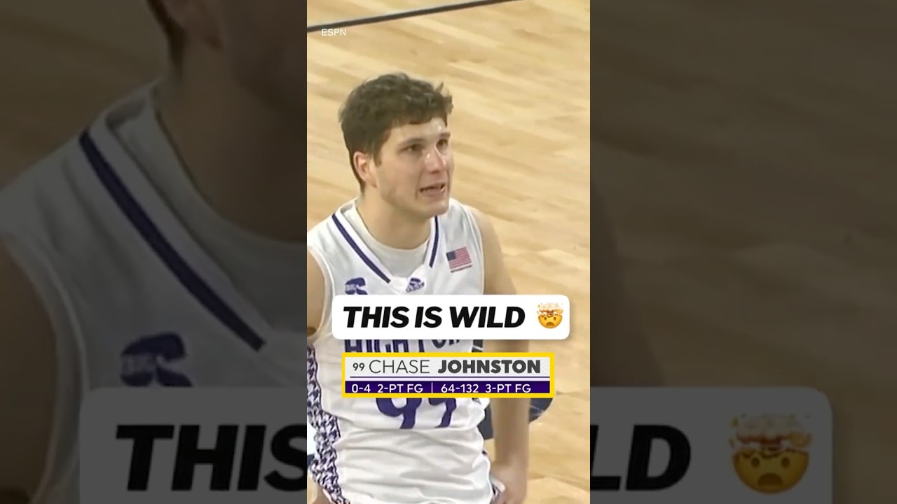 Meet Chase Johnston, the High Point shooter who's not made a 2-pointer