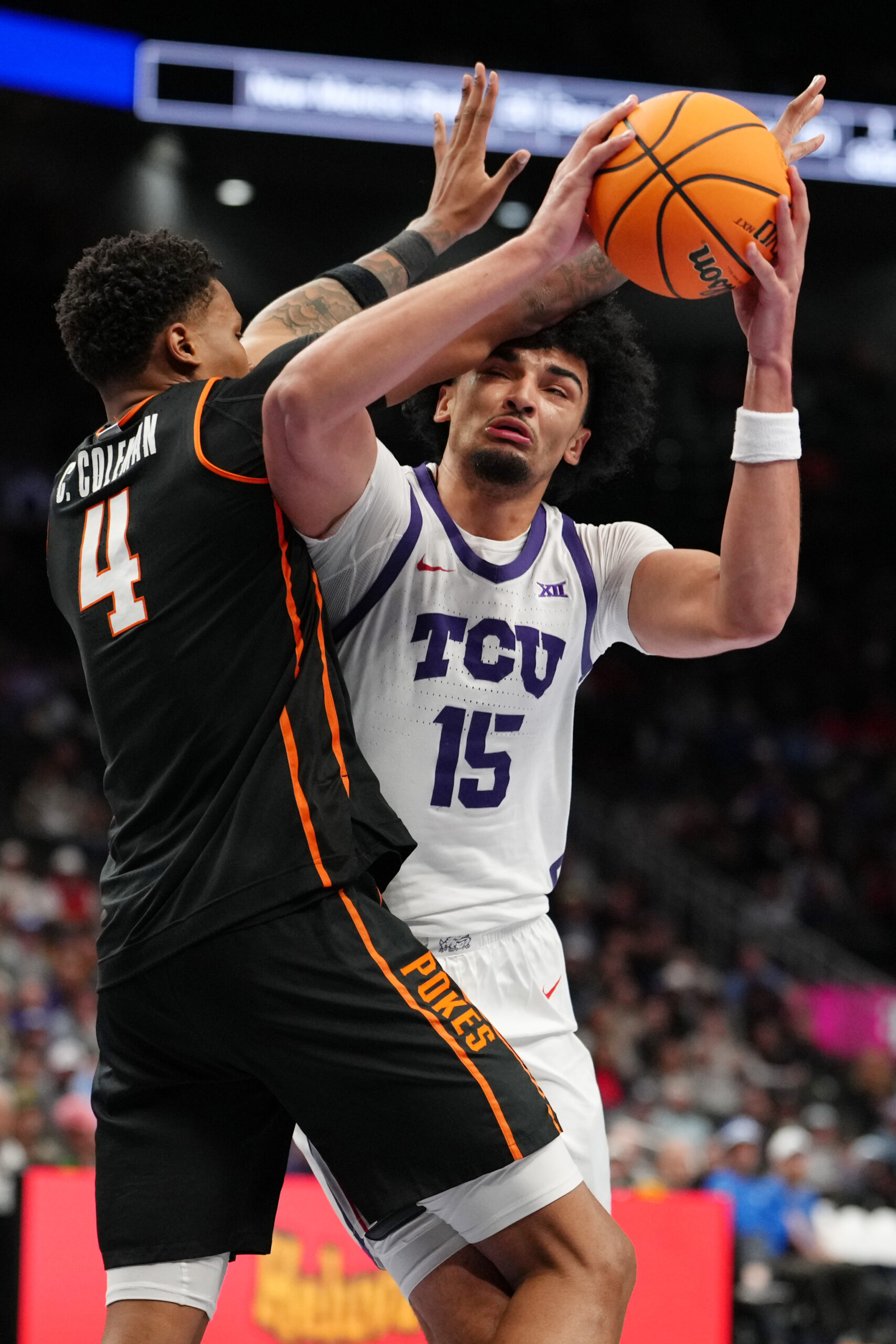 Men’s Basketball: David Punch leads TCU past Oklahoma State in Big 12 Tournament opener