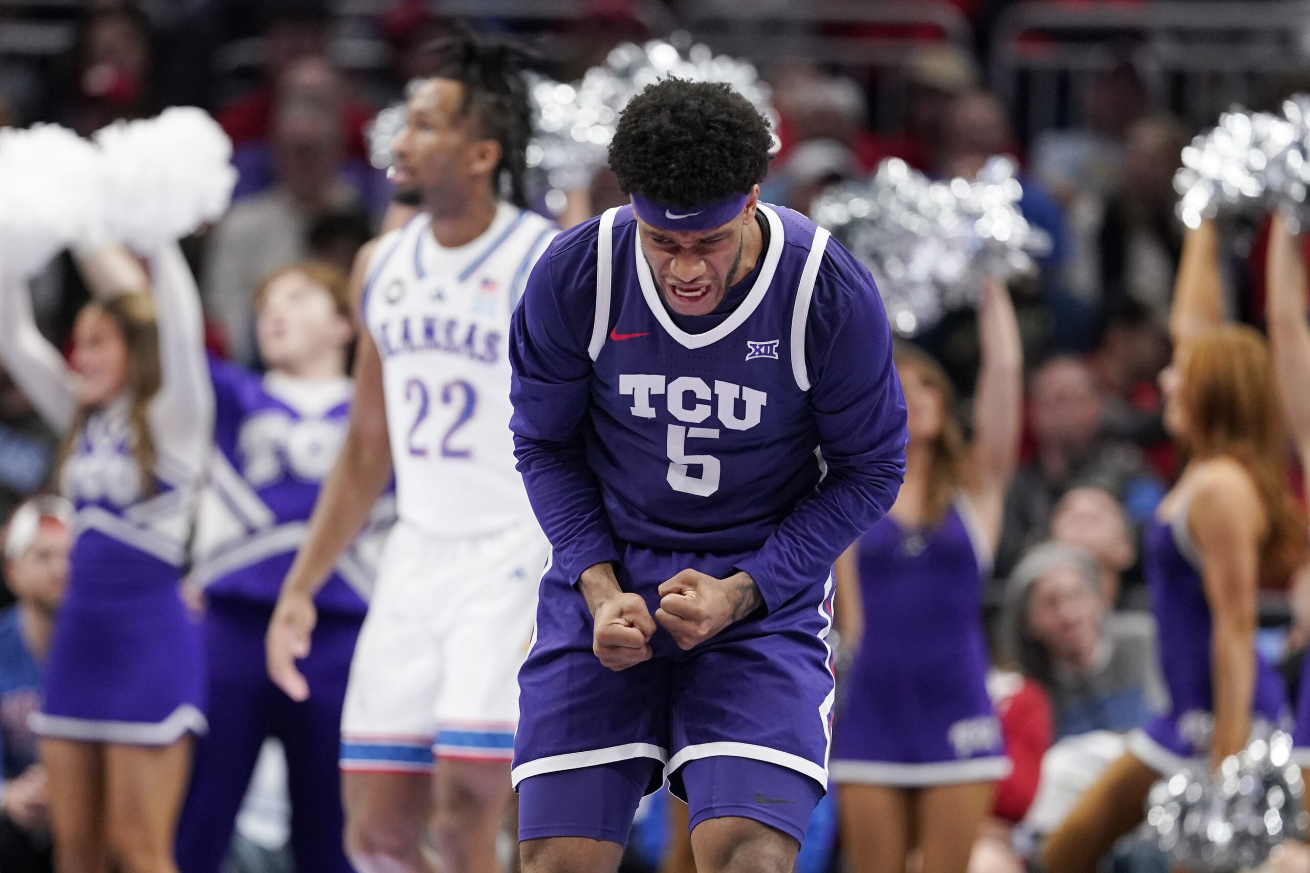 Men’s Basketball: TCU knocked off by No. 14 Kansas in Big 12 Tournament quarterfinals