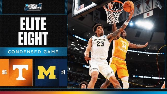 Michigan vs. Tennessee - Elite Eight NCAA tournament extended highlights