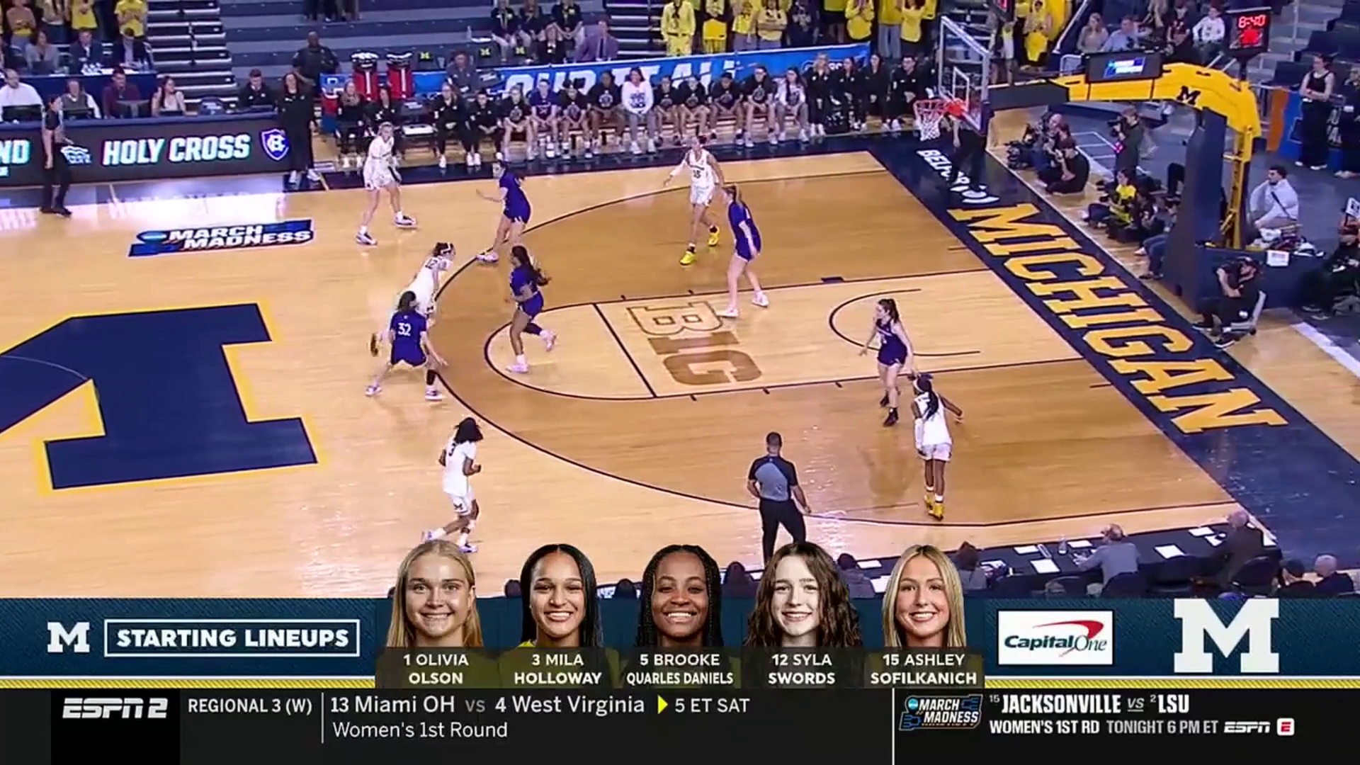 Michigan Wolverines vs. Holy Cross Crusaders – Condensed Game
