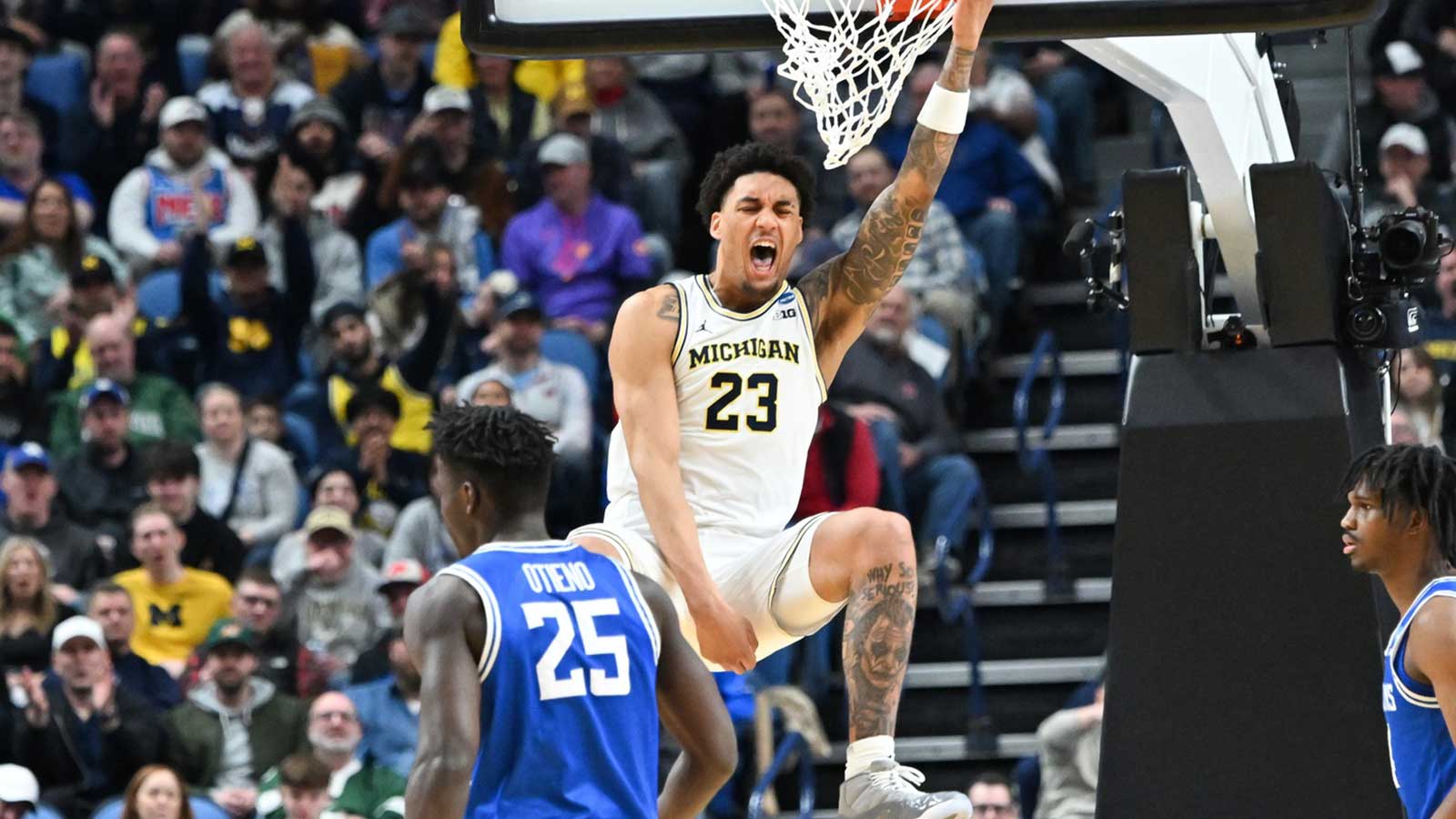 Michigan’s Yaxel Lendeborg makes ‘best year of life’ admission after defeating St. Louis