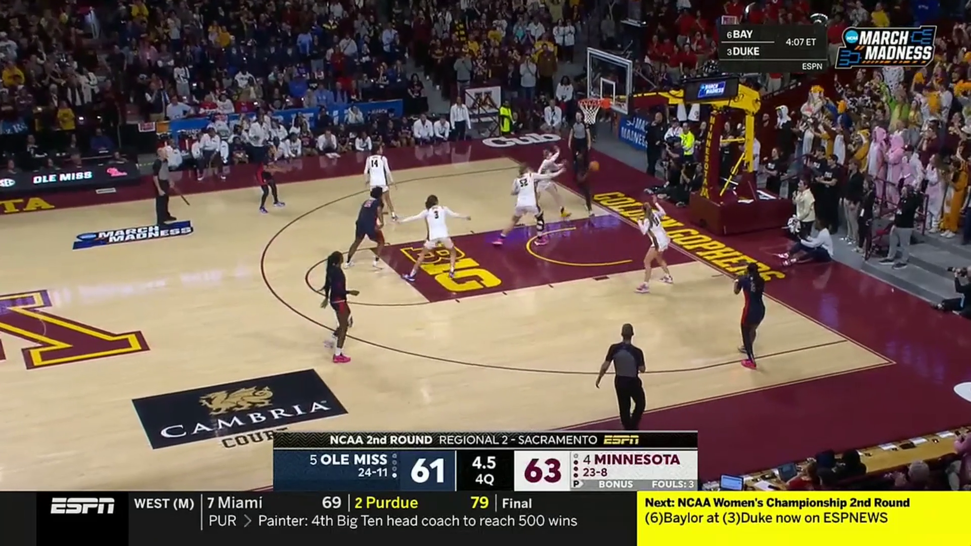 Minnesota Golden Gophers vs. Ole Miss Rebels – Game Highlights