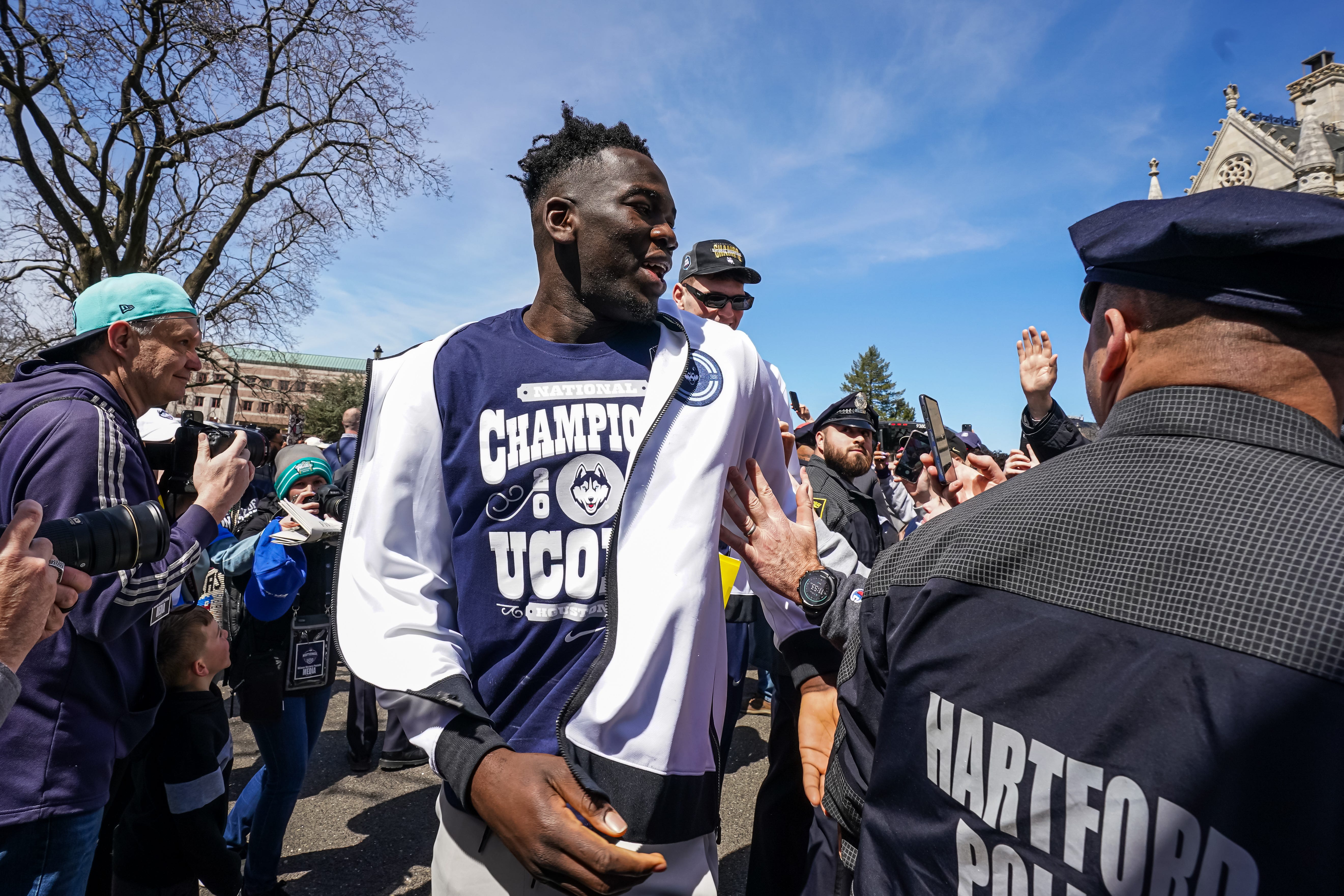 UConn Huskies forward Adama Sanogo.
