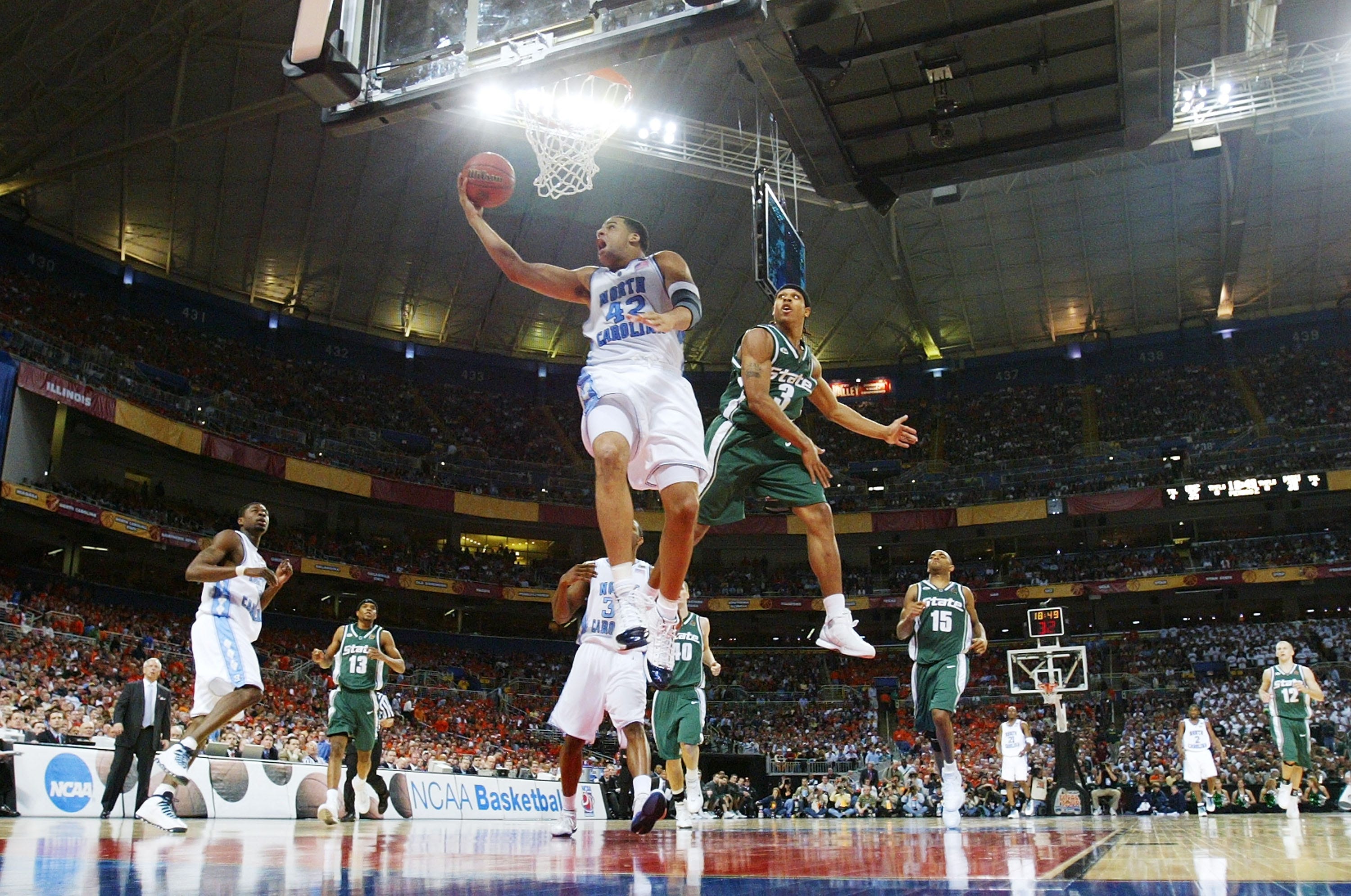 Sean May of the North Carolina Tar Heels.