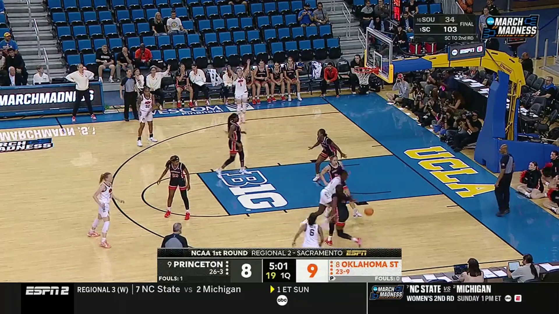 Oklahoma St. Cowgirls vs. Princeton Tigers – Game Highlights