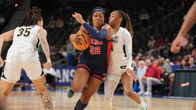 Ole Miss stuns No. 5 Vanderbilt with dominant first half in SEC Tournament upset
