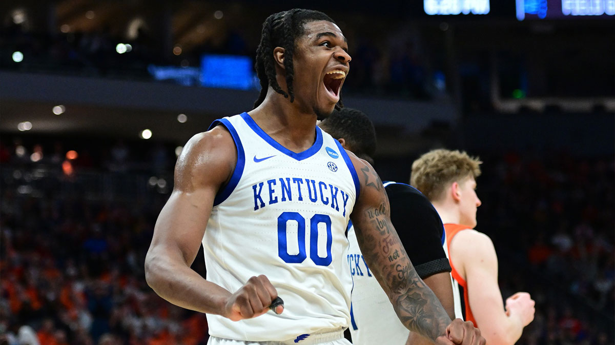 Otega Oweh hits Larry Bird feat in Kentucky’s March Madness win over Santa Clara