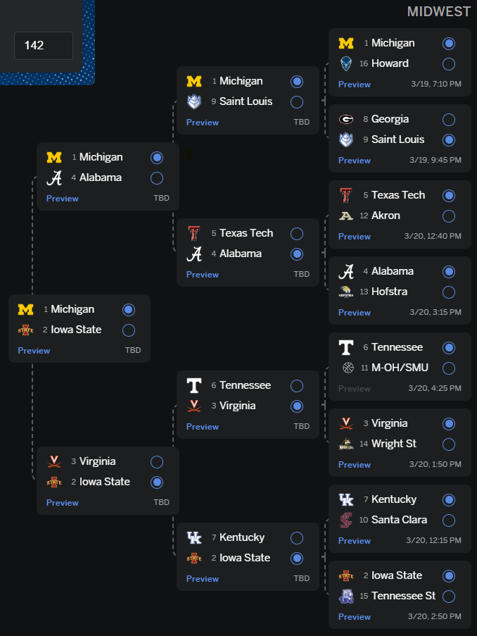 Picking the entire 2026 March Madness bracket