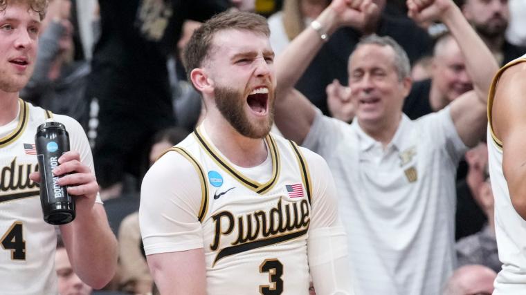 Purdue has Arizona on wraps at halftime of Elite Eight showdown