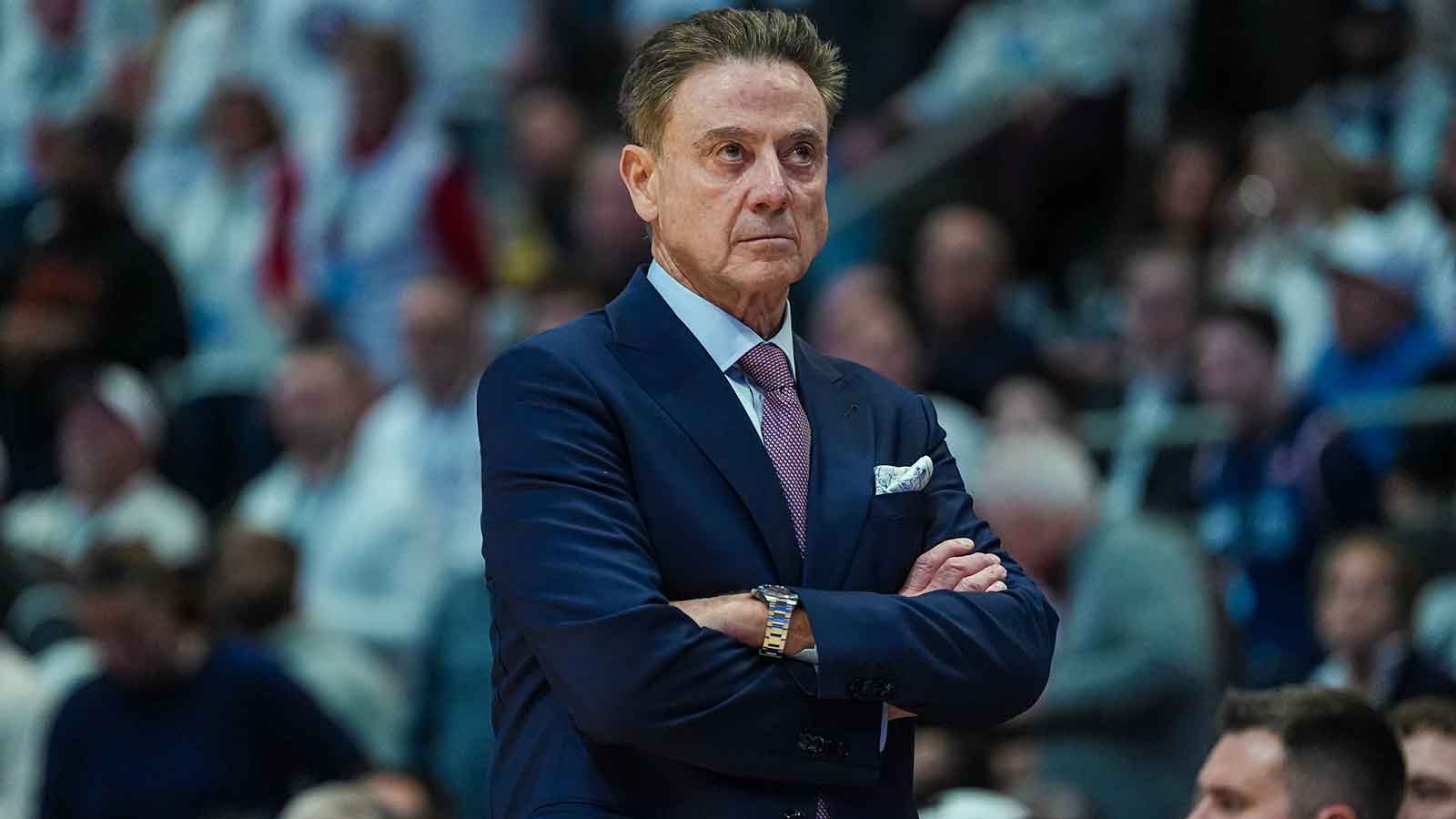 Rick Pitino reacts to St. John’s basketball’s No. 5 seed snub