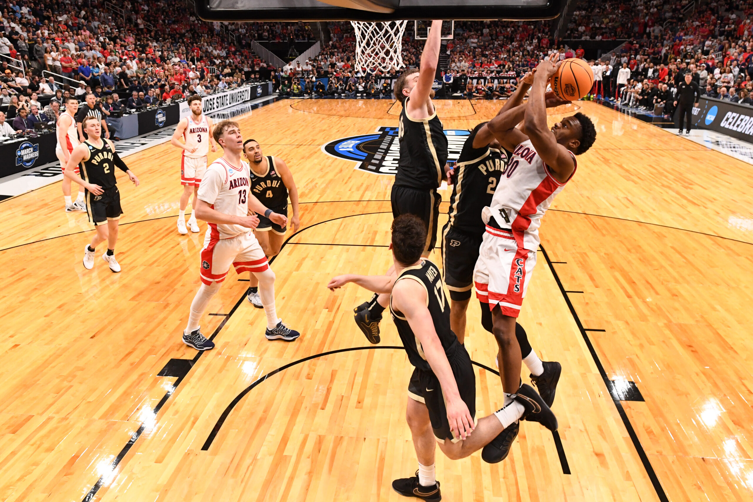 Second Half Offensive Slump Dooms Boilermakers Attempt to Return to the Final Four: Arizona 79 – Purdue 64