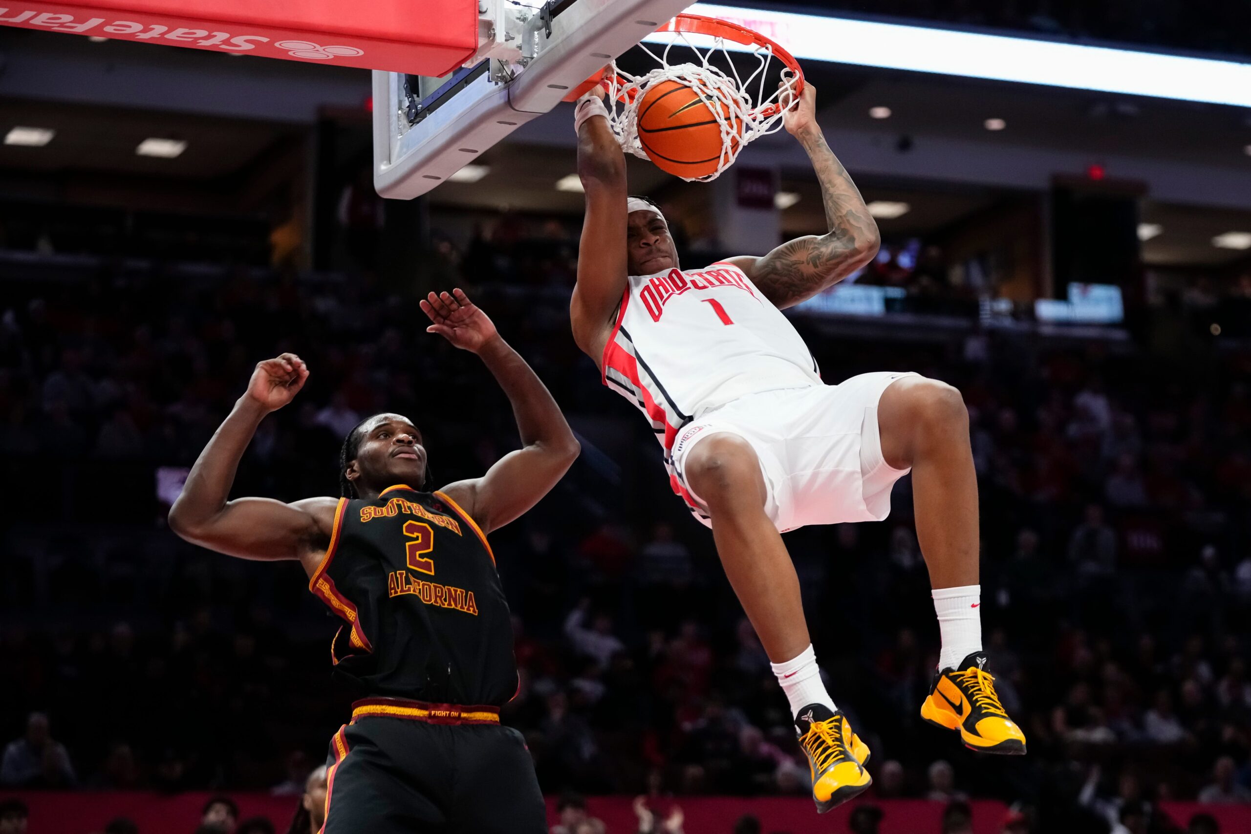 See Ohio State forward Amare Bynum's best dunks of 2025-26 season