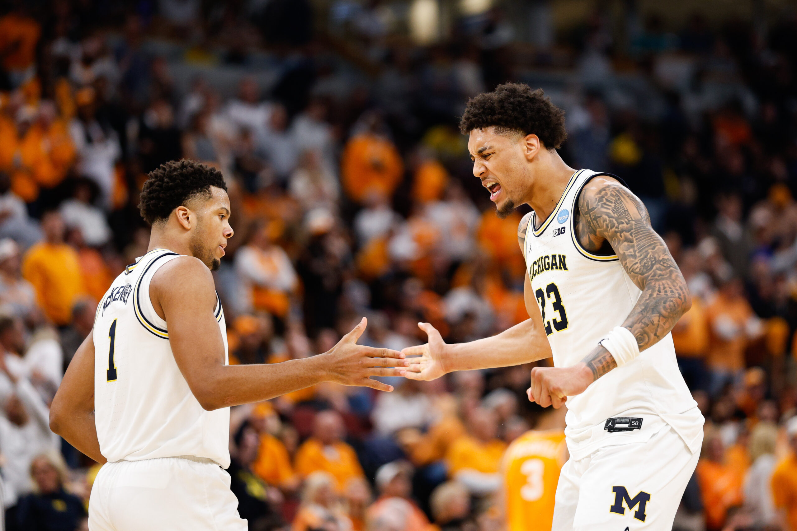 Social media reactions from Michigan’s Elite 8 blowout win vs Tennessee