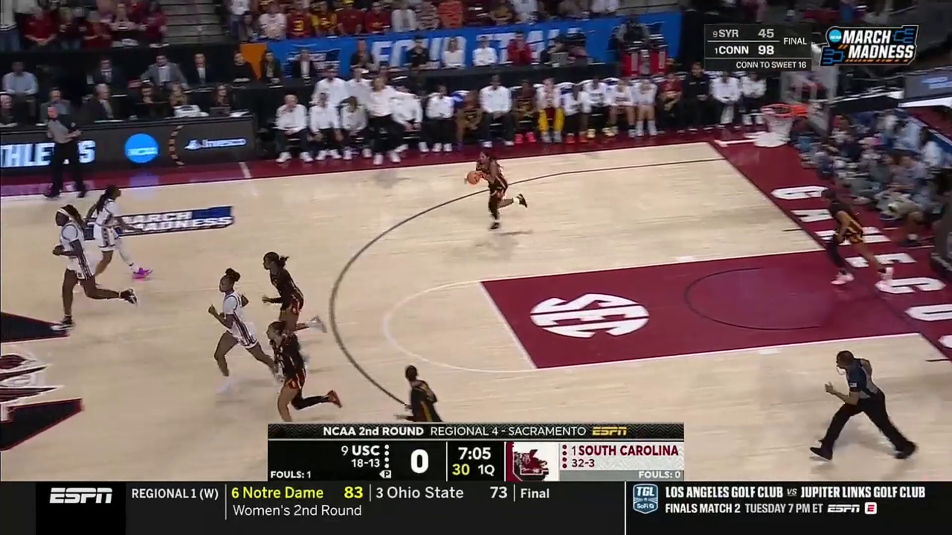 South Carolina Gamecocks vs. Southern California Trojans – Game Highlights