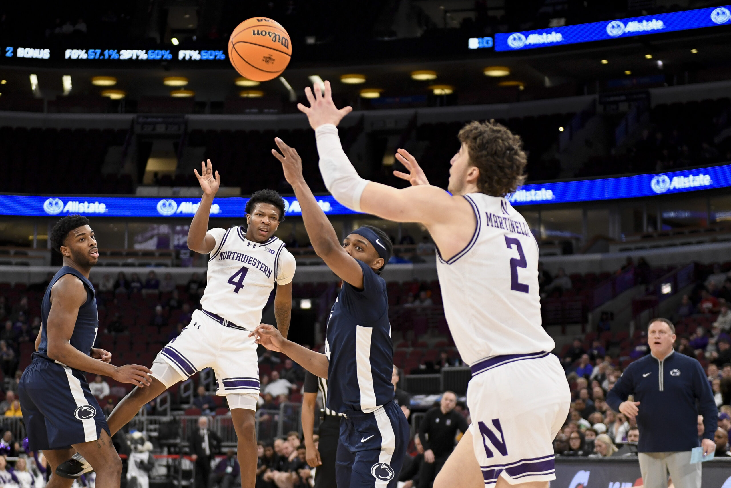 Three takeaways from Northwestern’s 76-66 first-round win over Penn State