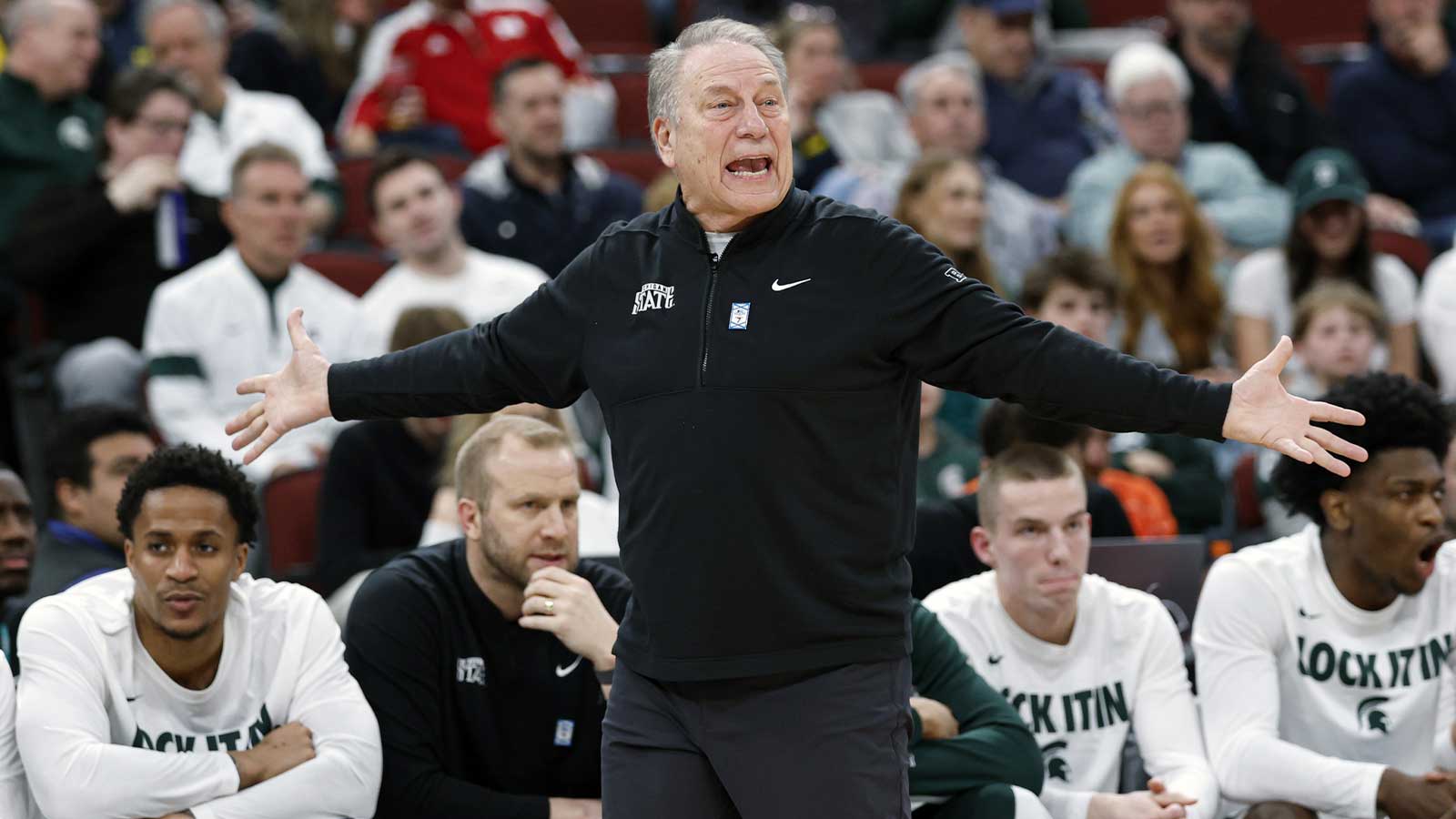 Tom Izzo reacts to Michigan State Spartans earning No. 3 seed in March Madness