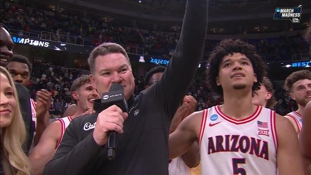 Tommy Lloyd pays homage to Lute Olson after Arizona's Elite Eight win