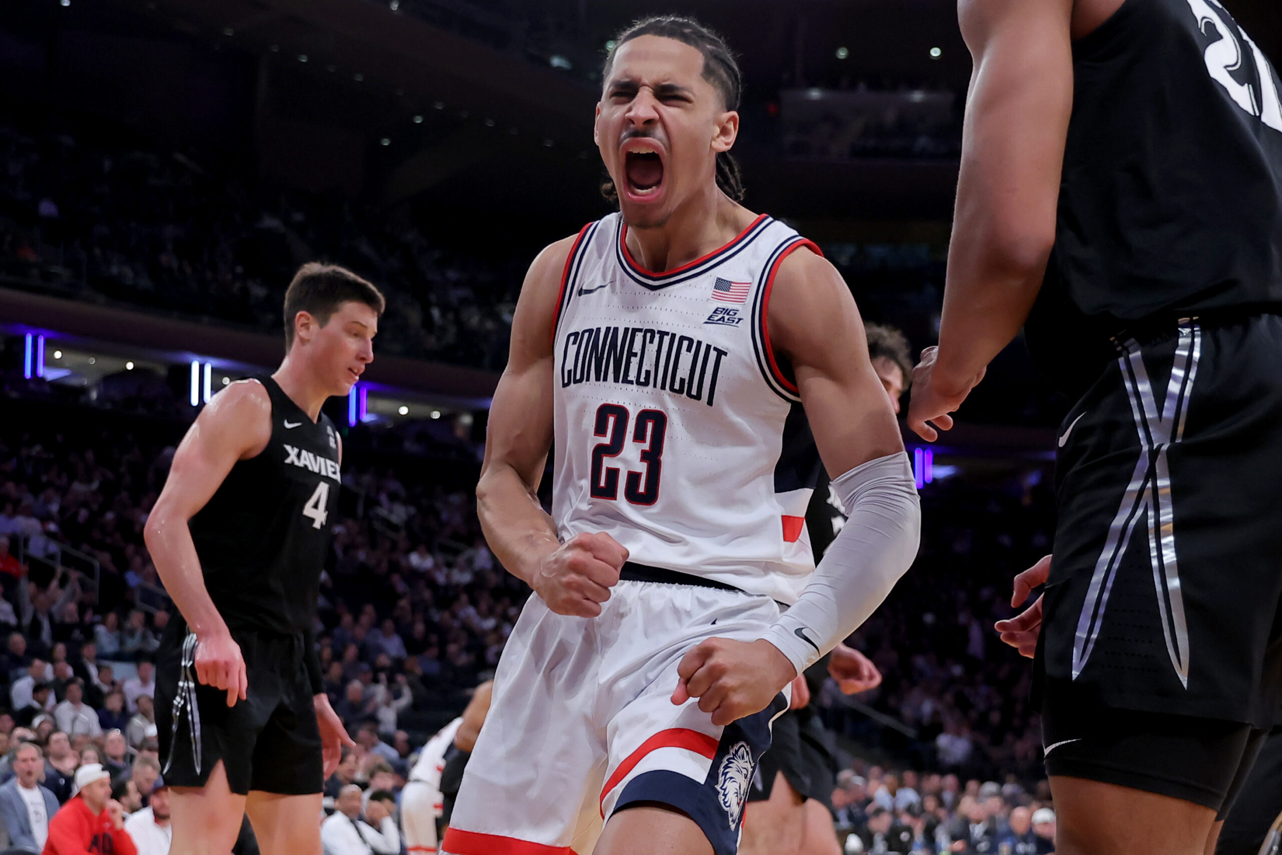 UConn dominates Xavier in Big East Tournament, 93-68