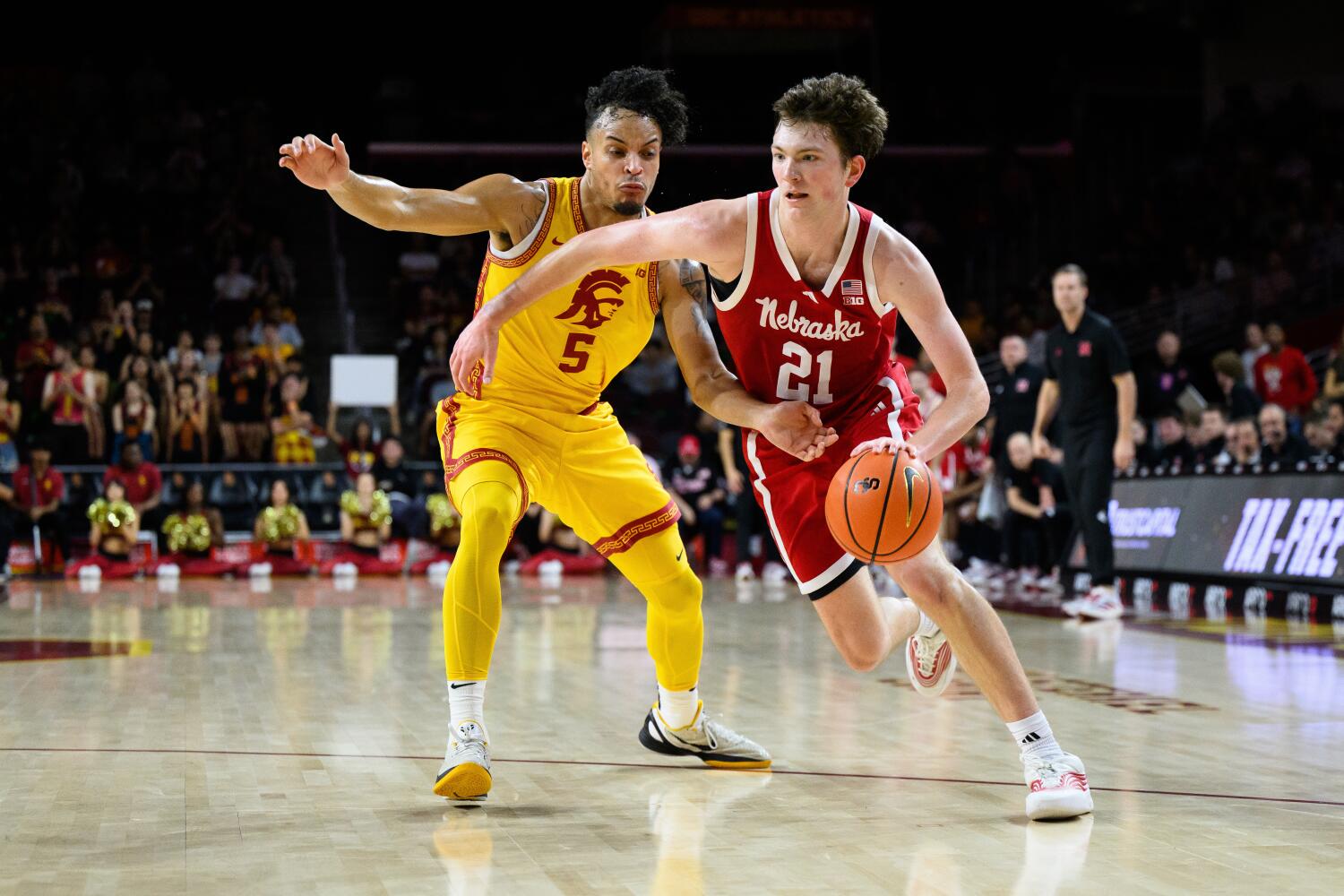 USC men routed by Nebraska after building halftime lead