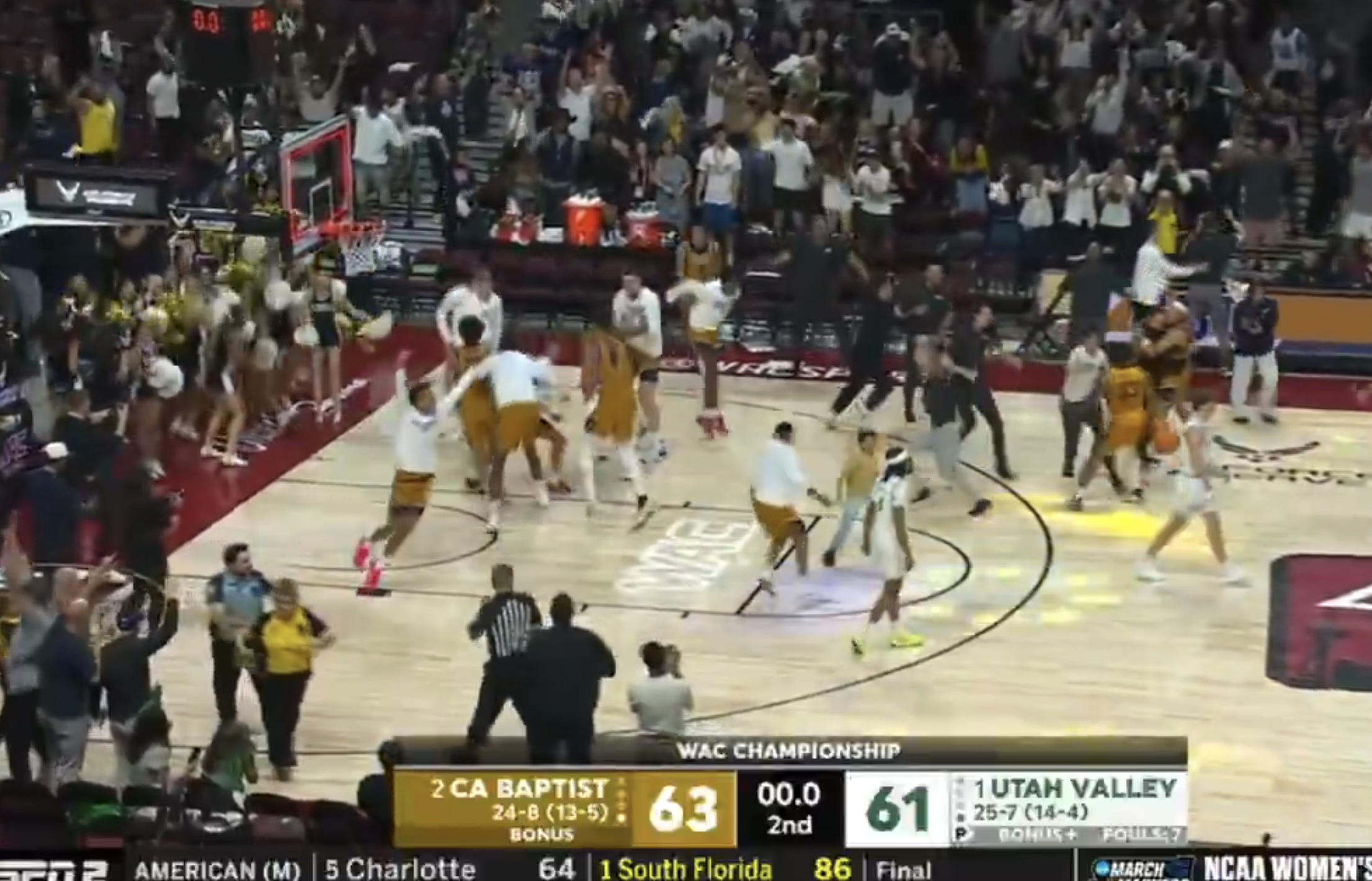 Utah Valley blew its first NCAA tournament berth in most heartbreaking fashion possible