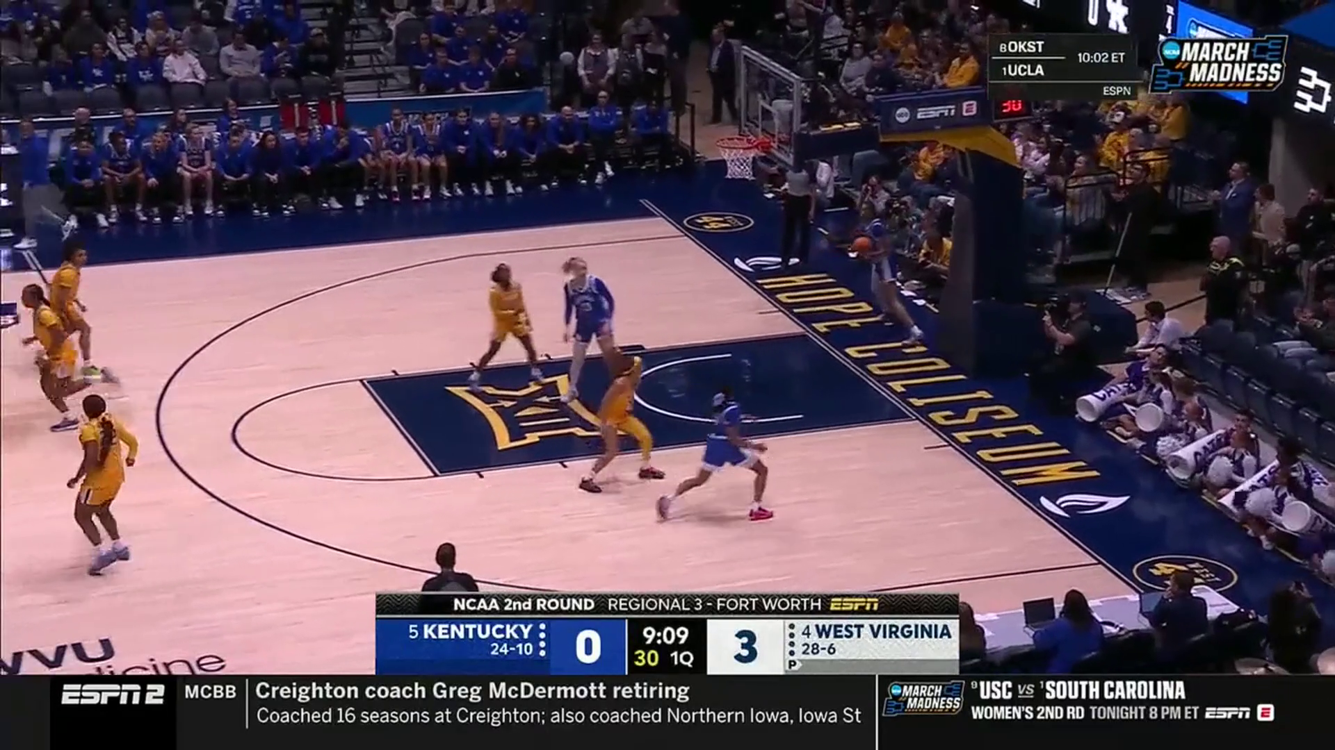 West Virginia Mountaineers vs. Kentucky Wildcats – Game Highlights