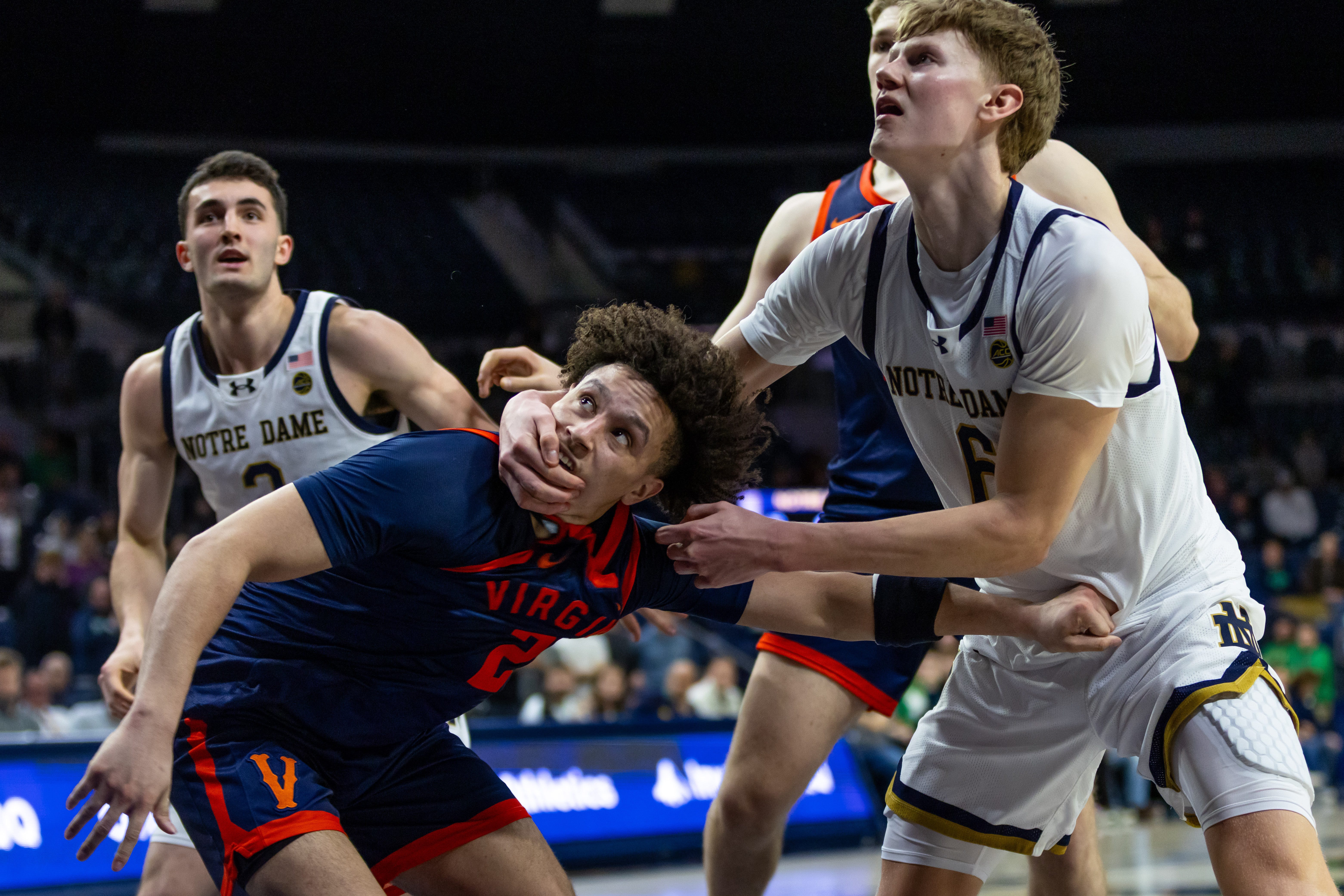 Notre Dame led Virginia by 19 points in the first half and seemed destined to beat a ranked team for the first time under Micah Shrewsberry, only to lose in double overtime.