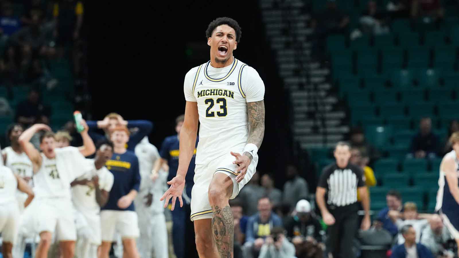Yaxel Lendeborg earns ‘Dominican LeBron’ nickname from Michigan teammate