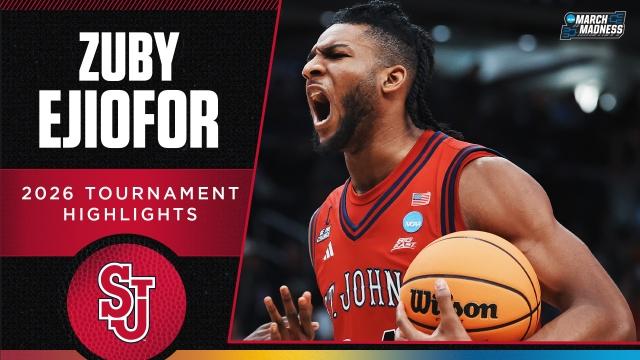 Zuby Ejiofor 2026 NCAA tournament highlights