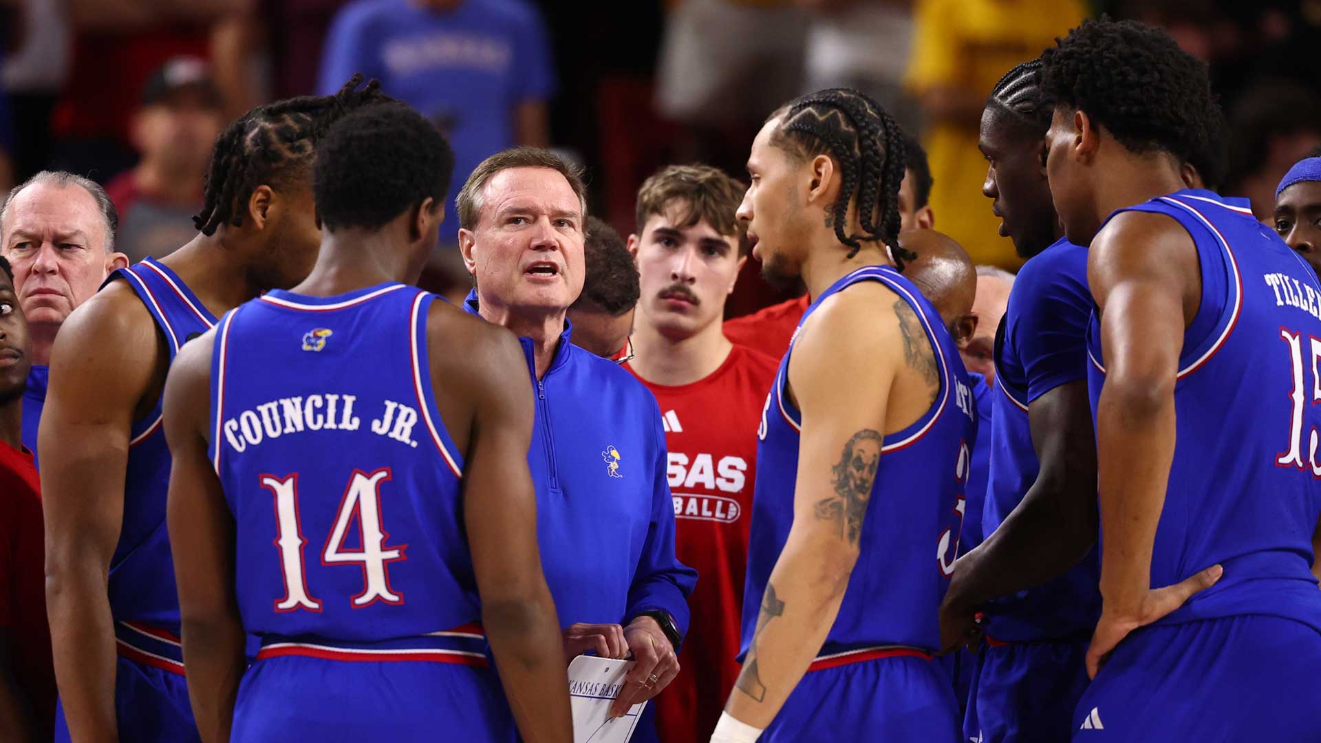 Zuby Ejiofor reveals ‘brutally honest’ conversation with Bill Self before facing Kansas