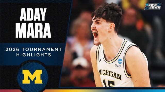 Aday Mara 2026 NCAA tournament highlights