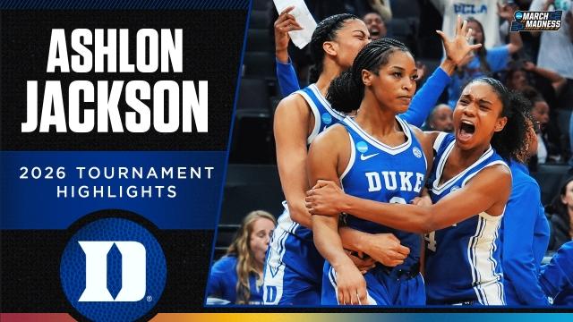 Ashlon Jackson 2026 NCAA tournament highlights