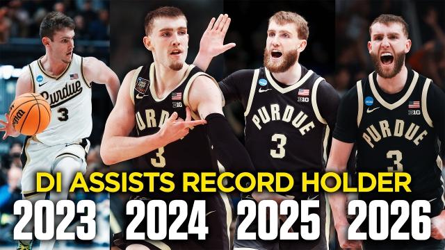 Braden Smith full career March Madness highlights (2023-26)