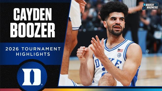 Cayden Boozer 2026 NCAA tournament highlights