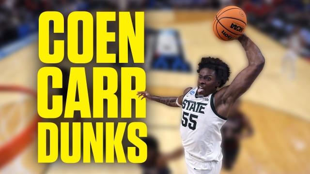 Coen Carr March Madness dunks that keep getting more INSANE