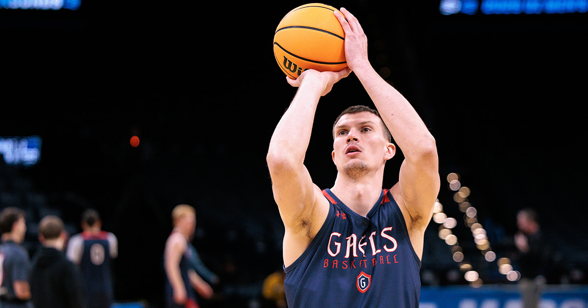 St. Mary's forward Paulius Murauskas