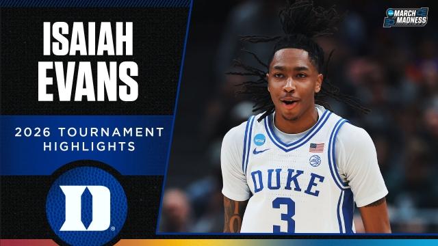 Isaiah Evans 2026 NCAA tournament highlights