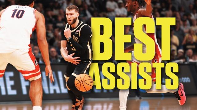 Top assists from the 2026 NCAA men's basketball tournament