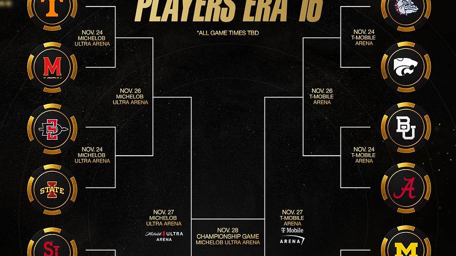 Bracket Revealed for Players Era Championship: Who is in Alabama's Path?