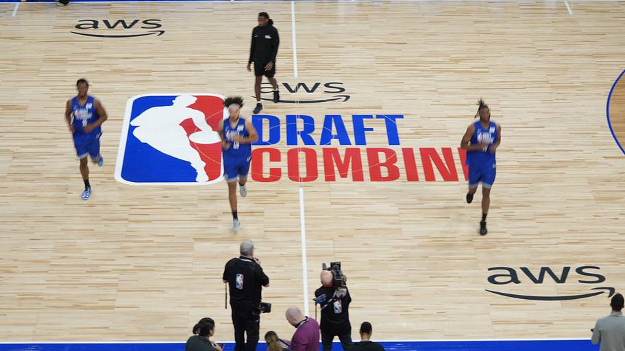 Players participate in the 2026 NBA Draft Combine.