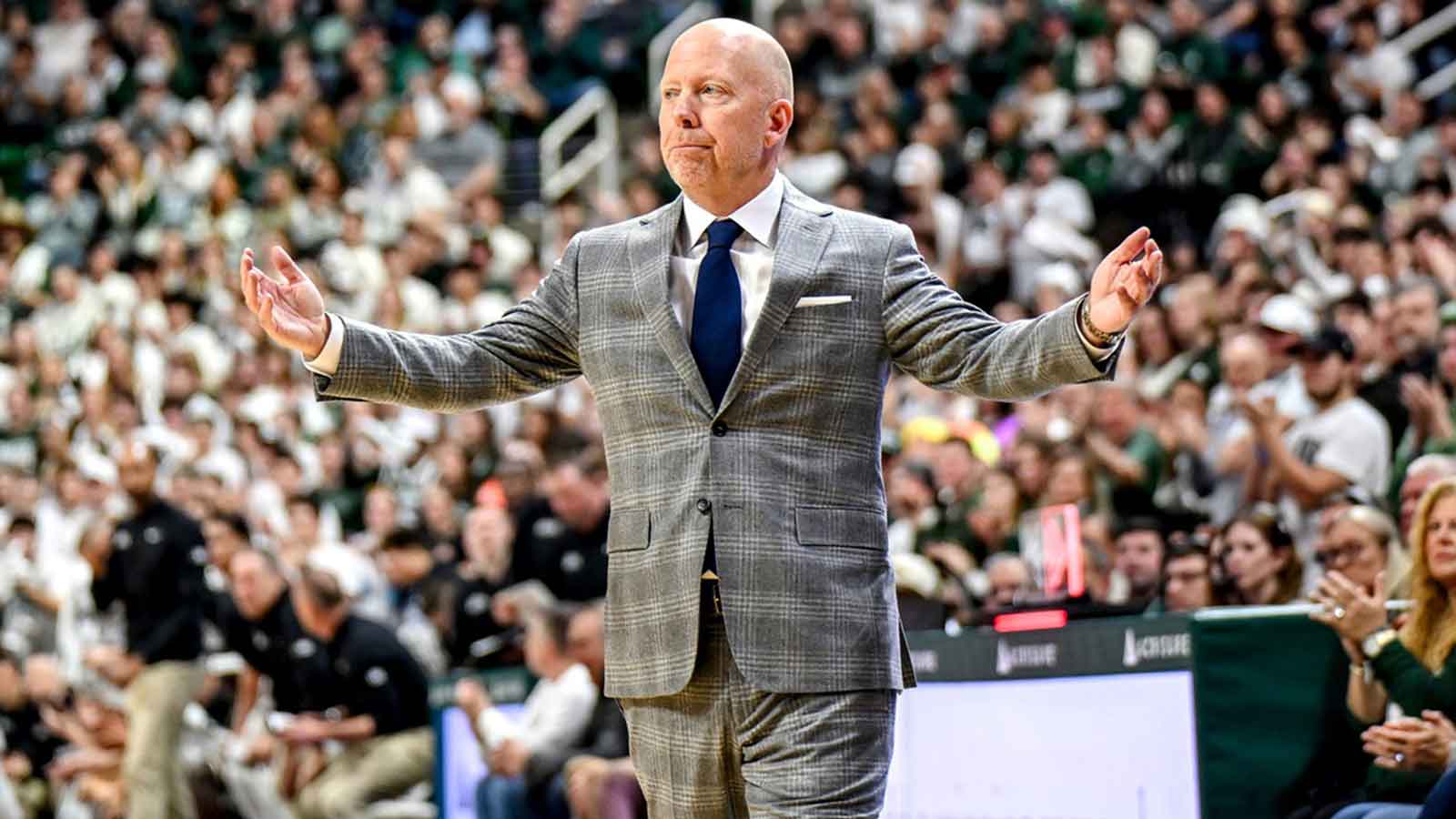 Mick Cronin hits Duke-Michigan Amazon game with ‘hundreds of millions of dollars’ sledgehammer