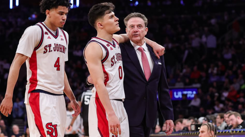 Dylan Darling and Rick Pitino. - Image via @ddylandarlingg on Instagram