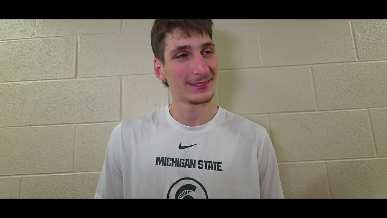 Anton Bonke talks about his decision to transfer to Michigan State
