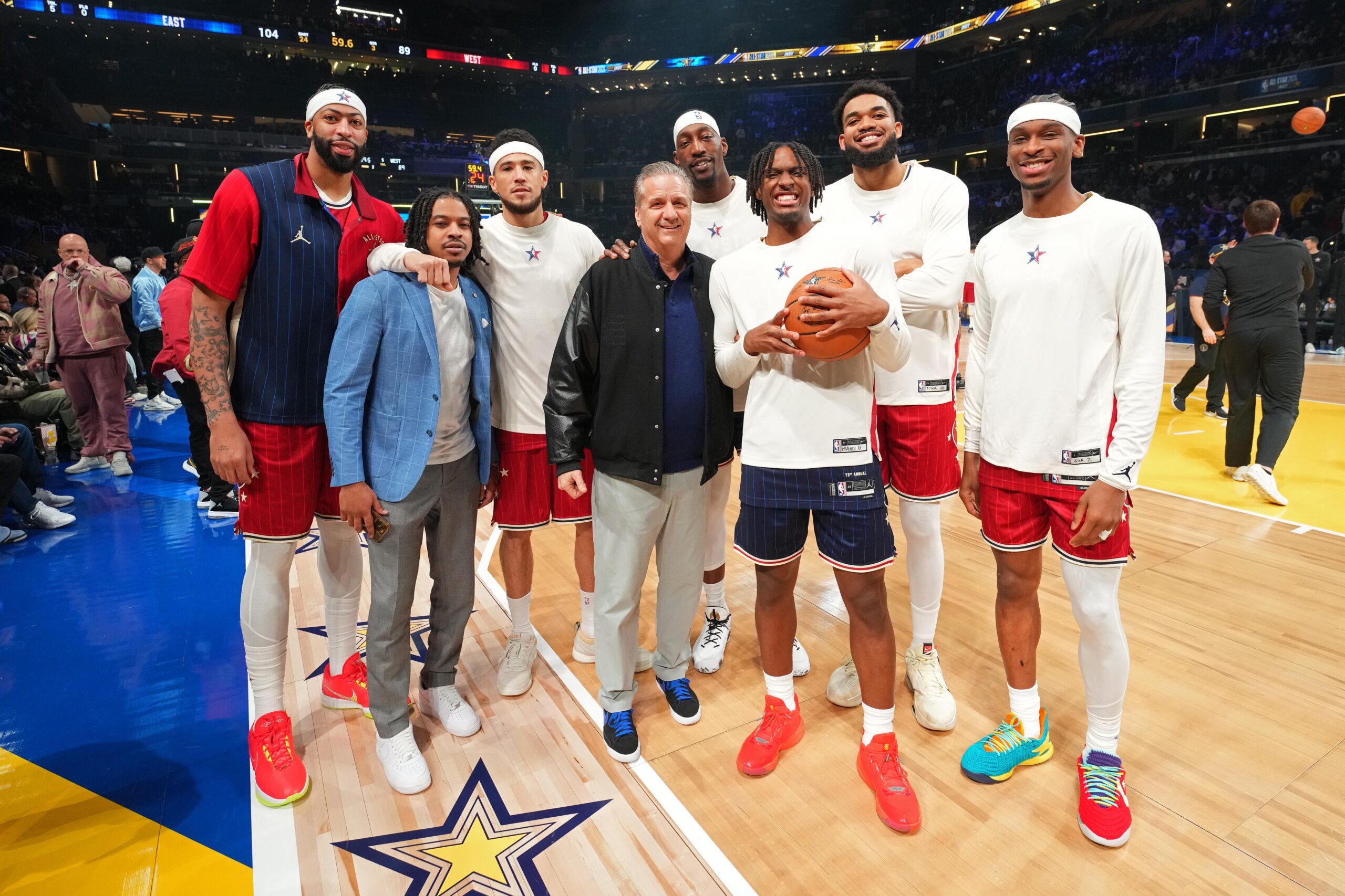 Which college basketball program would have the best current NBA starting 5