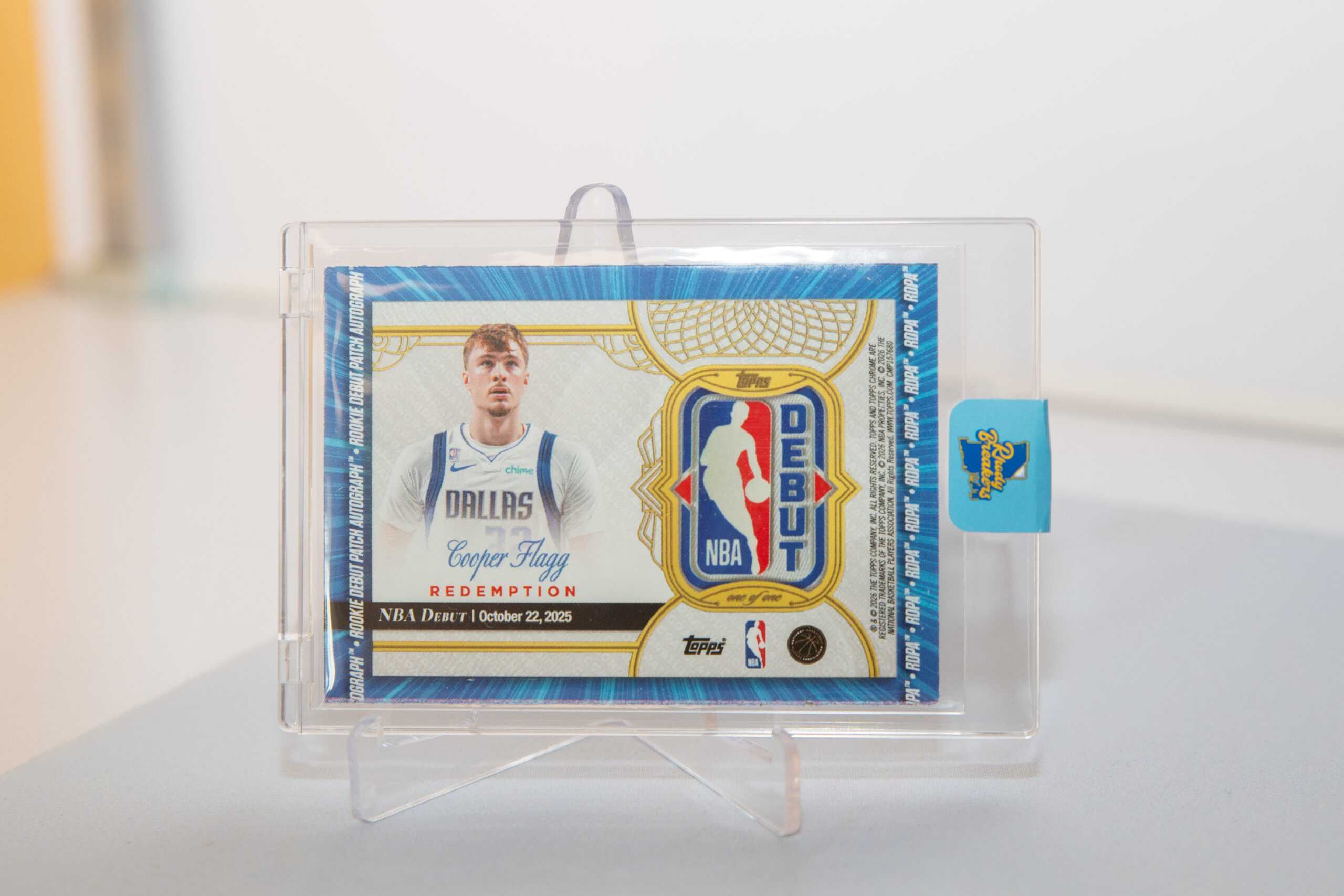 Cooper Flagg 1-of-1 Rookie Debut Patch Autographed card will sell at auction, rather than owner accepting Mavericks 'bounty'