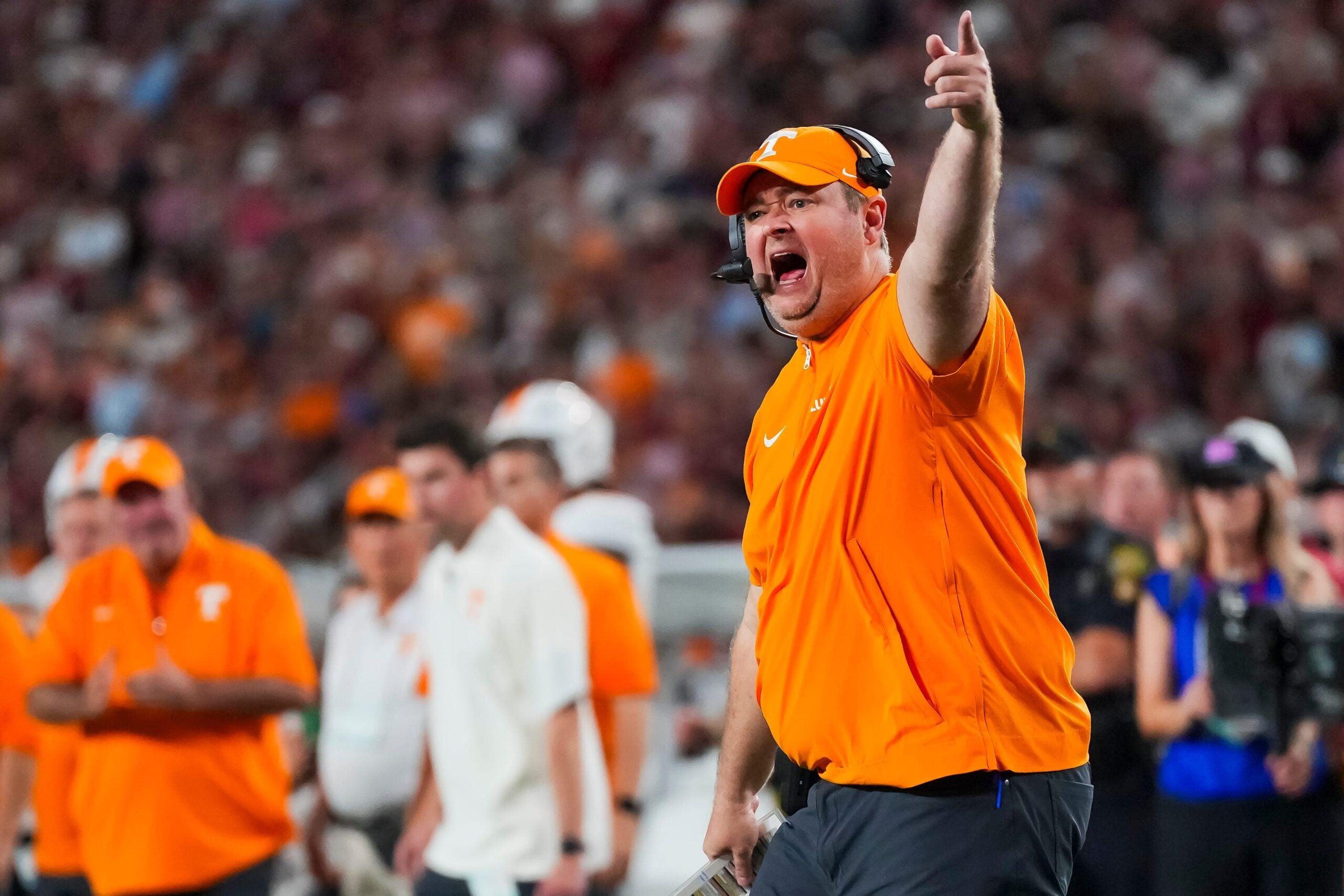 Josh Pate invites Tennessee head coach Josh Heupel to open college football's Pandora's Box, and no one would blame him if he did