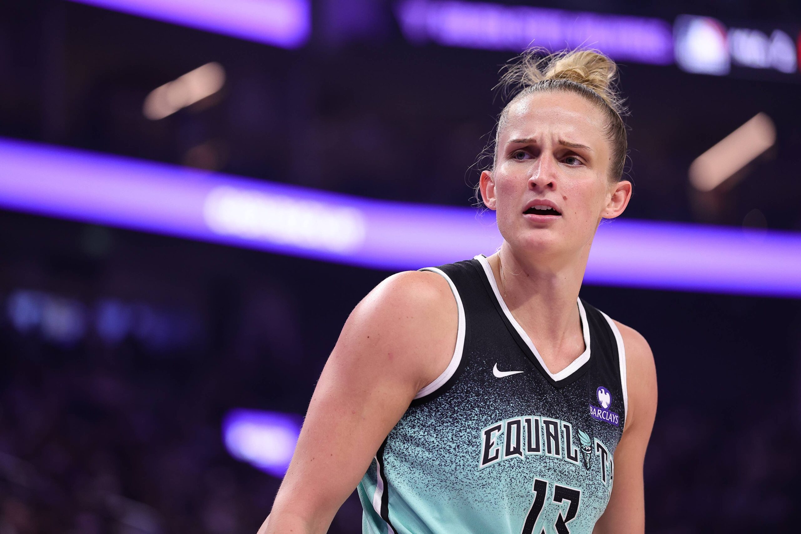 WNBA to Punish German Star Leonie Fiebich After New York Liberty Loss