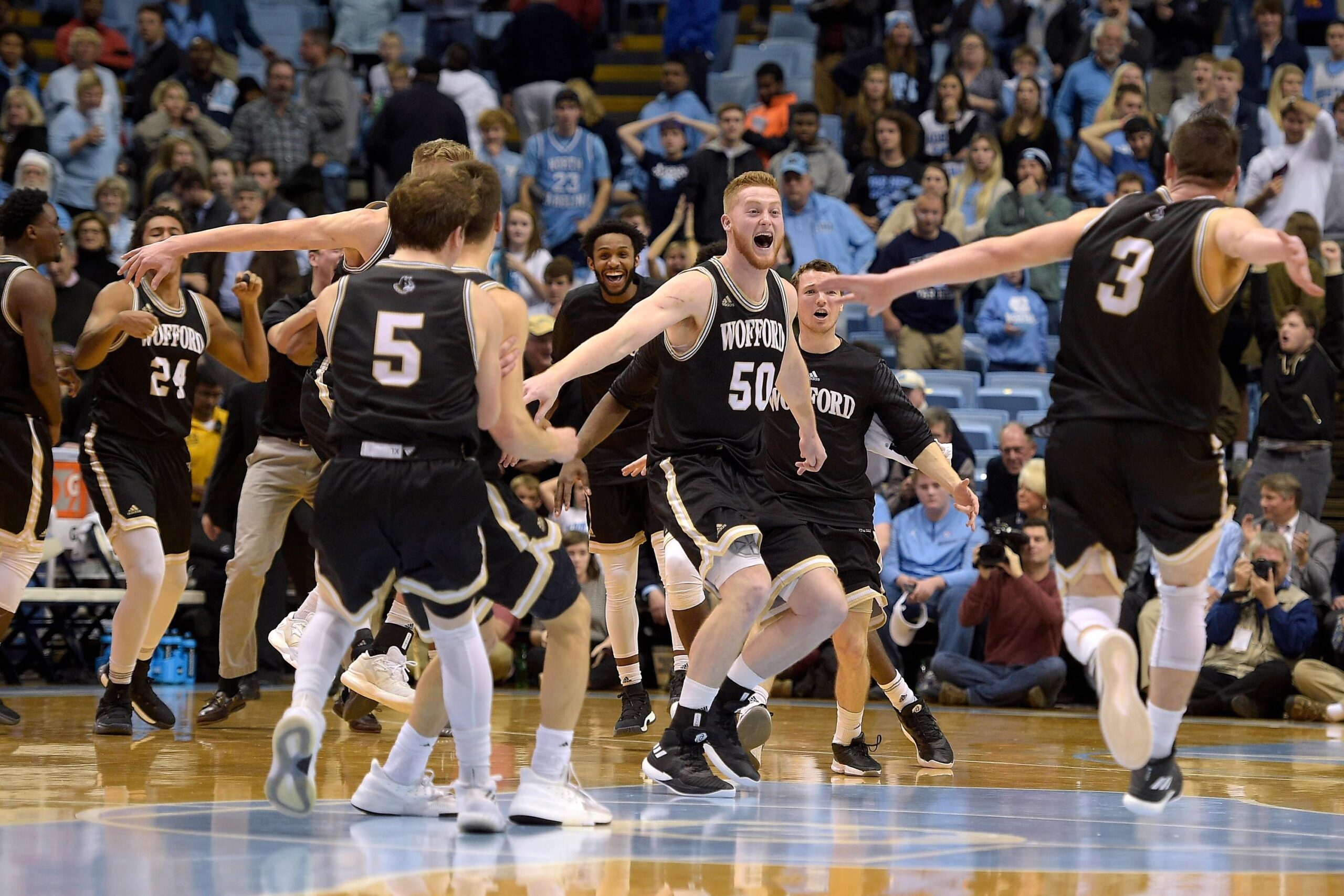 YouTube Gold: Wofford’s Wonderful 2017 Upset Of UNC In Chapel Hill